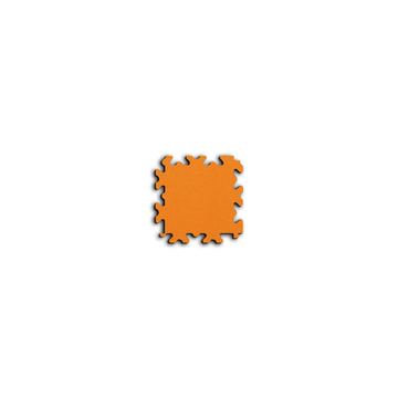Coin PVC de marquage – Fortelock Industry 7 mm – Cuir (2027) · Orange