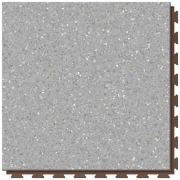 Dalle PVC Clipsable Fortelock Business - 7mm – Marron