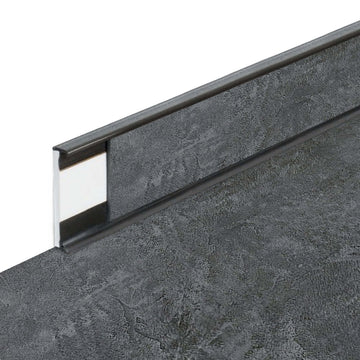 Plinthes PVC Fortelock Business - 2000 × 58 mm – Graphite
