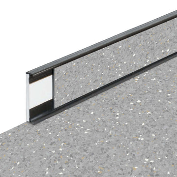 Plinthes PVC Fortelock Business - 2000 × 58 mm – Graphite