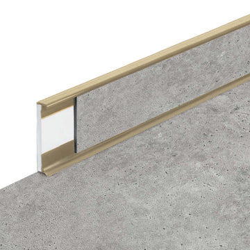 Plinthes PVC Fortelock Business - 2000 × 58 mm – Beige