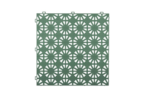 Dalle clipsable ajourée Hestra Classic - LOT de 11 – Vert