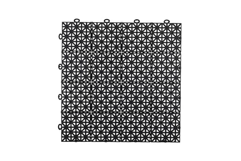 Dalle clipsable ajourée Hestra Universa - LOT de 11 – Noir