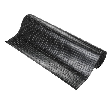 Revêtement caoutchouc pastillé COBAdot – 1,2 m – 3 ou 4,5 mm – Rouleau 1,2 × 10 m · Gris