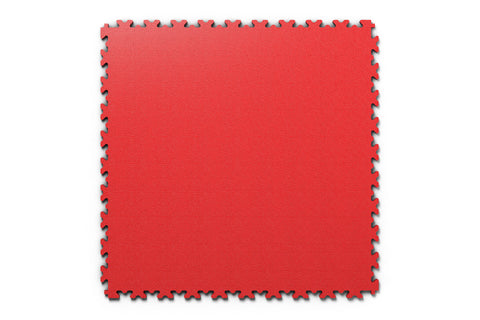 Dalle PVC Clipsable Fortelock Industry Ultra - 10mm – Cuir (2420) – Rouge