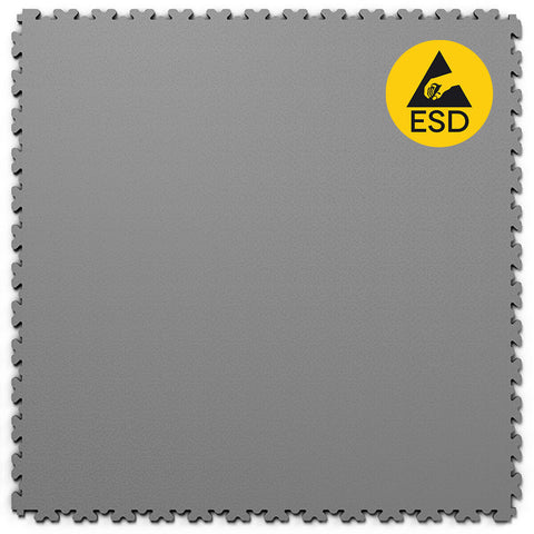 Dalle PVC Clipsable Fortelock ESD XL - 4mm – Gris