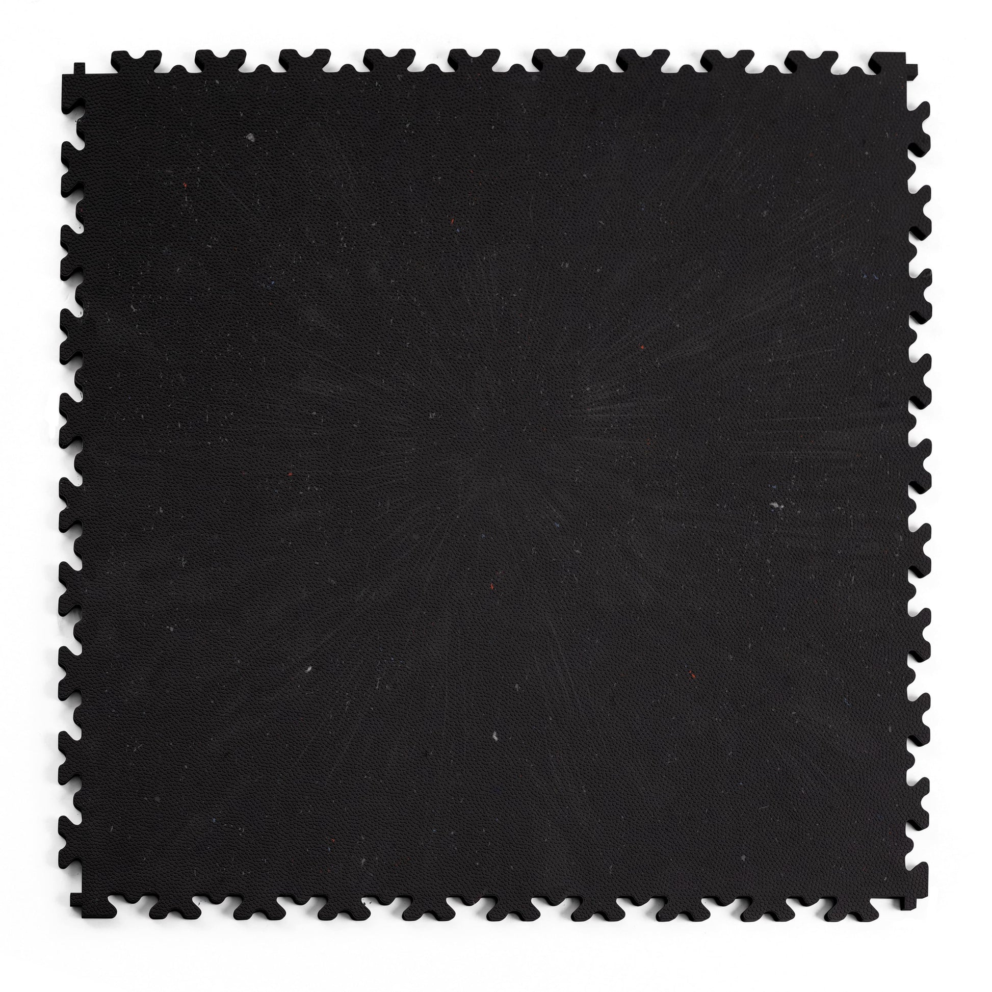 Dalle PVC Clipsable Fortelock Industry 7mm - ECO - Finition Cuir - Coloris Noir - Sol écologique et robuste, idéal pour les ateliers et environnements industriels.