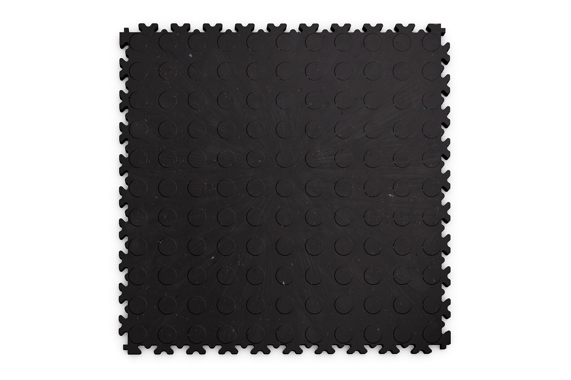 Dalle PVC Clipsable Fortelock Industry 7mm - ECO - Finition Pastillée - Coloris Noir - Sol robuste et écologique, idéal pour ateliers, entrepôts et zones industrielles.