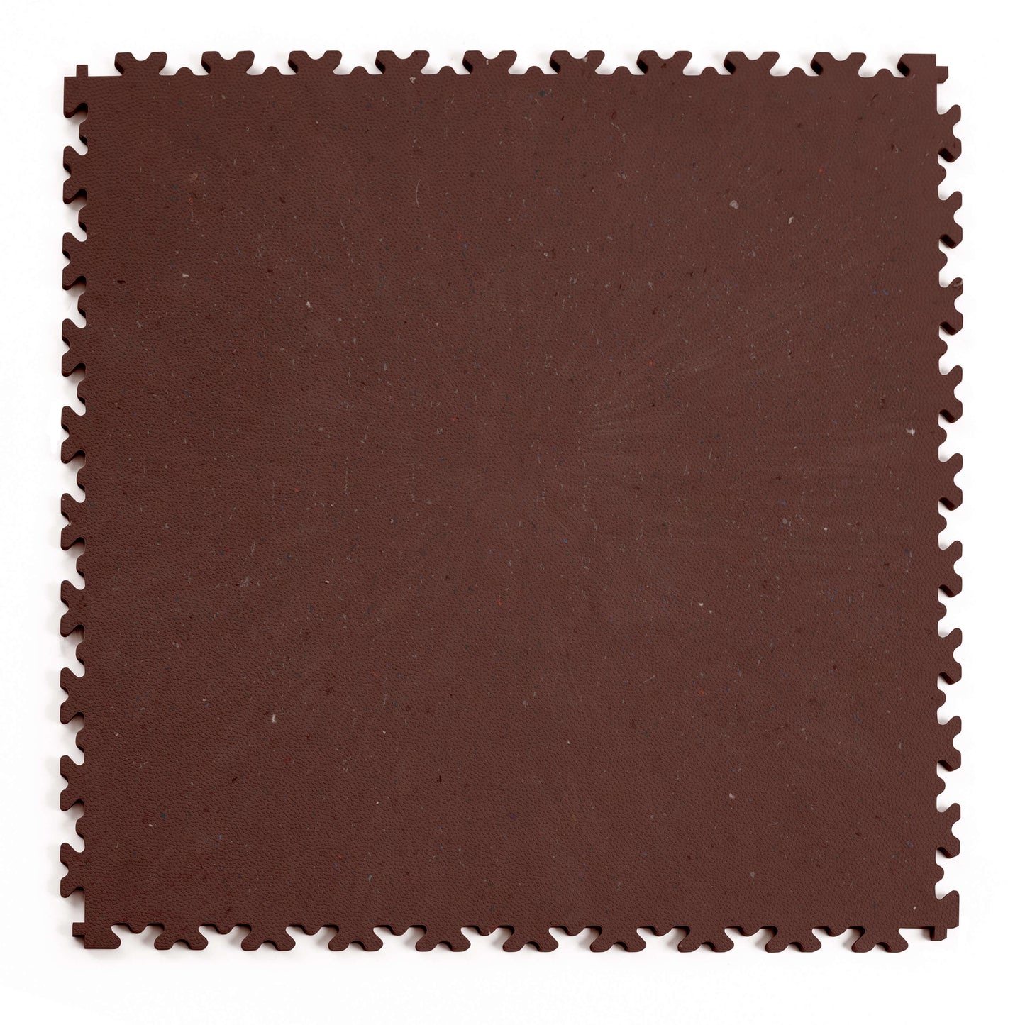 Dalle PVC Clipsable Fortelock Industry Ultra 10mm - ECO - Finition Cuir - Marron - Sol robuste et écologique, idéal pour les ateliers et entrepôts modernes.
