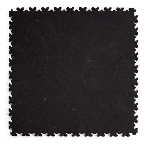 Dalle PVC Clipsable Fortelock Industry Ultra - 10mm – Cuir (2420) – Noir Classique