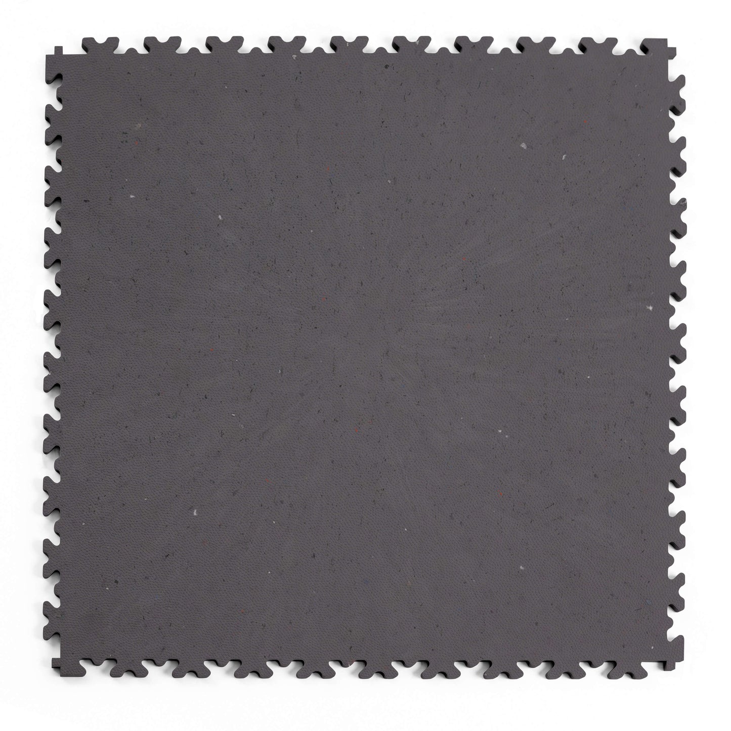 Dalle PVC Clipsable Fortelock Industry Ultra 10mm - ECO - Finition Cuir - Gris - Sol écologique et ultra-résistant, adapté aux environnements à fort trafic.