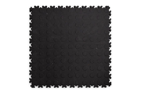 Dalle PVC Clipsable Fortelock Industry Ultra - 10mm – Pastillée (2440) – Noir Classique