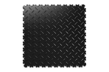 Dalle PVC Clipsable Fortelock Industry Ultra - 10mm – Larmée (2410) · Noir