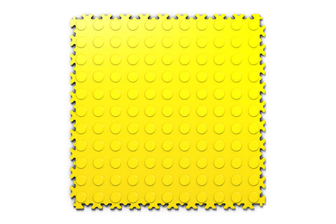 Dalle PVC Clipsable Fortelock Industry Ultra - 10mm – Pastillée (2440) – Jaune
