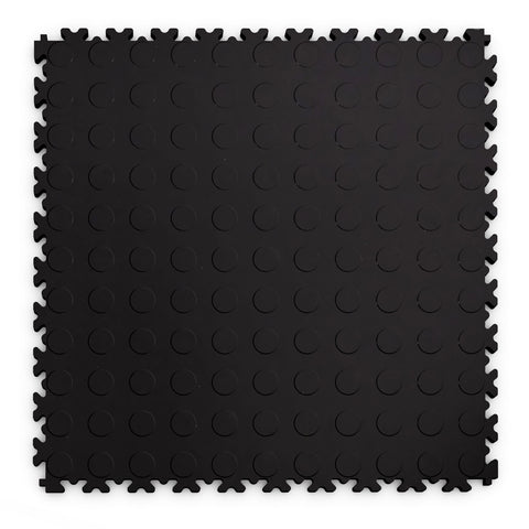 Dalle PVC Clipsable Fortelock Industry - 7mm – Pastillée (2040) – Noir