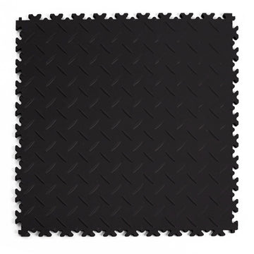 Dalle PVC Clipsable Fortelock Industry Ultra - 10mm – Larmée (2410) · Noir