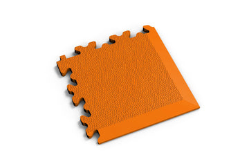 Angle pour dalle PVC Clipsable Fortelock Industry 7mm – Cuir (2026) · Orange