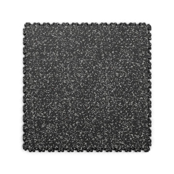 Dalle PVC Clipsable Fortelock XL Impression Granit - 4mm – Noir Classique · Gris