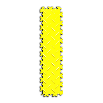 Bande de marquage PVC Fortelock Industry Ultra 10 mm - Étroite – Larmée (2414) · Jaune