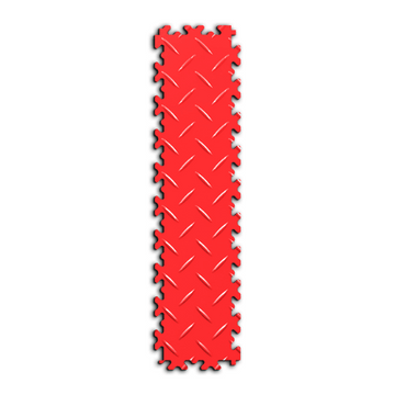 Bande de marquage PVC Fortelock Industry Ultra 10 mm - Étroite – Larmée (2414) · Rouge