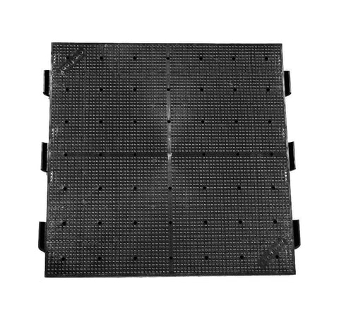 Dalle de sol EVENT pour événements – Perforée – Noir