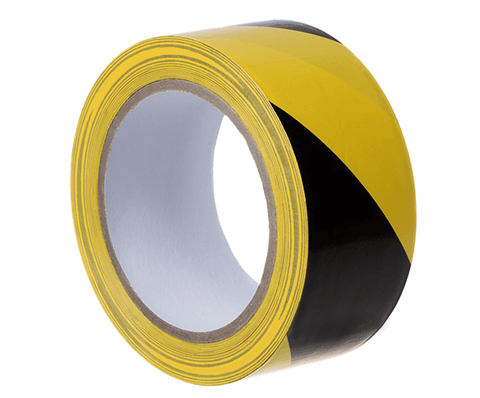 Ruban de signalisation - 50mm * 33m – Noir et jaune