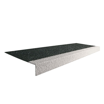 Marche antidérapante COBAGRiP – PRV 345 × 55 mm à bord contrasté – Noir / Blanc