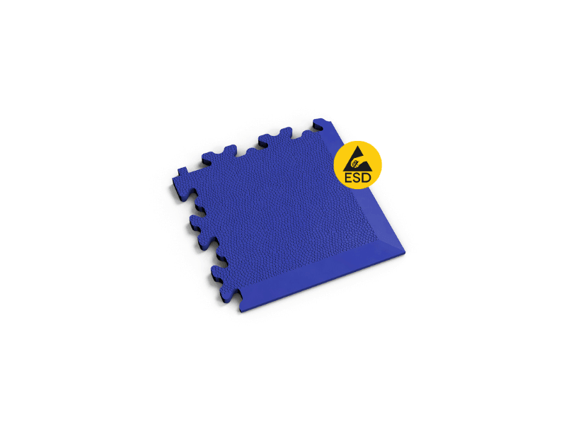 Angle PVC clipsable Fortelock ESD – bleu