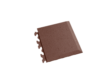 Angle pour dalle PVC Clipsable Fortelock Invisible 6,7mm – Marron Classique · D