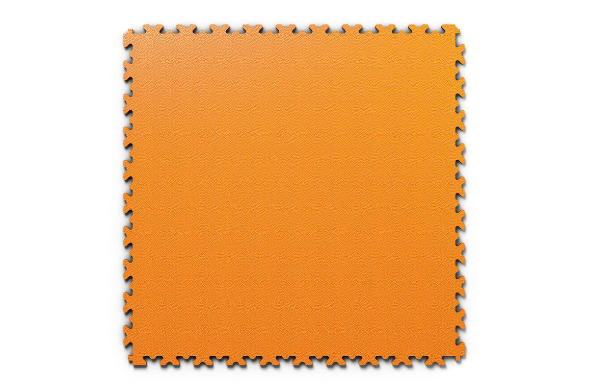 Dalle PVC clipsable Fortelock Industry Ultra 10 mm – Standard, Cuir (2420), Orange
