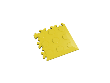 Angle pour dalle PVC Clipsable Fortelock Industry 7mm – Pastillée (2046) · Jaune