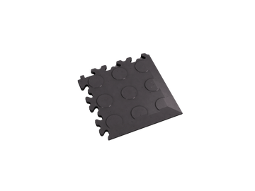 Angle pour dalle PVC Clipsable Fortelock Industry 7mm – Pastillée (2046) · Graphite Classique