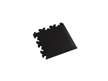 Angle pour dalle PVC Clipsable Fortelock Industry 7mm – Cuir (2026) · Noir Classique