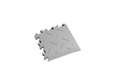 Angle pour dalle PVC Clipsable Fortelock Industry 7mm – Larmée (2016) · Gris
