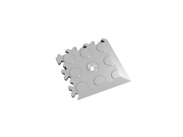 Angle pour dalle PVC Clipsable Fortelock Industry 7mm – Pastillée (2046) · Gris