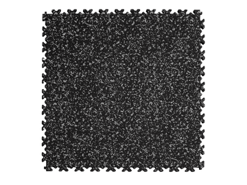 Dalle PVC Clipsable Fortelock Industry Impression Granit - 7mm – Noir Classique · Noir