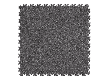 Dalle PVC Clipsable Fortelock Industry Impression Granit - 7mm – Graphite Classique · Noir