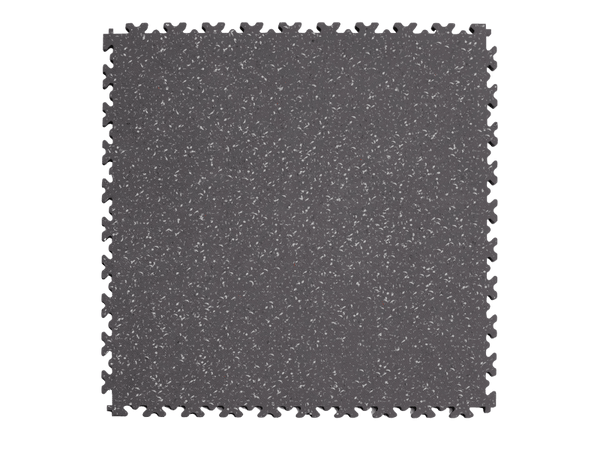 Dalle PVC Clipsable Fortelock Industry Impression Granit - 7mm – Graphite Classique – Quartz