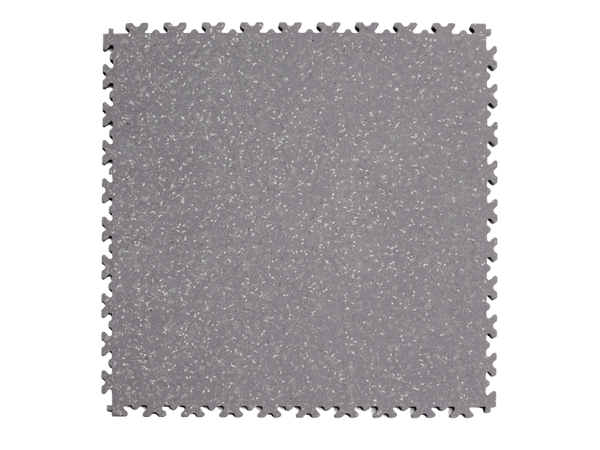 Dalle PVC Clipsable Fortelock Industry Impression Granit - 7mm – Gris Classique – Gris