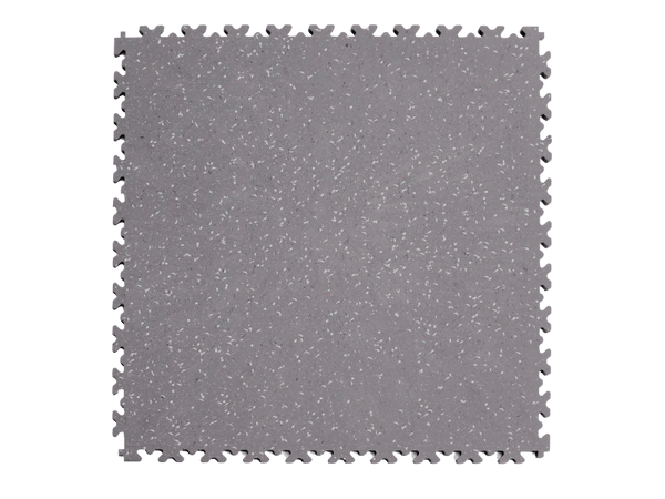 Dalle PVC Clipsable Fortelock Industry Impression Granit - 7mm – Gris Classique – Quartz