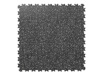 Dalle PVC Clipsable Fortelock Industry Impression Granit - 7mm – Noir · Gris