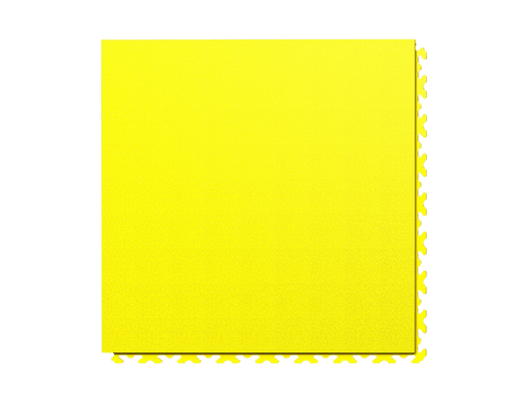 Fortelock Invisible Clip-on PVC Tile - 6.7mm  – YELLOW
