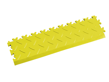 Rampe pour dalle PVC Clipsable Fortelock Industry 7mm – Larmée (2015) · Jaune