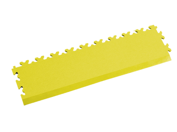 Rampe pour dalle PVC Clipsable Fortelock Industry 7mm – Cuir (2025) · Jaune