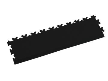 Rampe pour dalle PVC Clipsable Fortelock Industry 7mm – Cuir (2025) · Noir