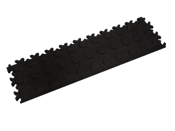 Rampe pour dalle PVC Clipsable Fortelock Industry 7mm – Pastillée (2045) · Noir Classique
