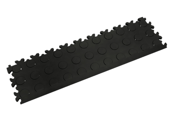 Rampe pour dalle PVC Clipsable Fortelock Industry 7mm – Pastillée (2045) · Noir