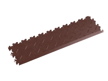 Rampe pour dalle PVC Clipsable Fortelock Industry 7mm – Larmée (2015) · Marron Classique