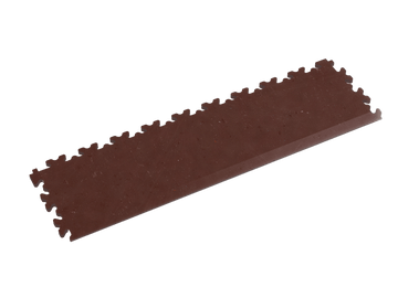 Rampe pour dalle PVC Clipsable Fortelock Industry 7mm – Cuir (2025) · Marron Classique