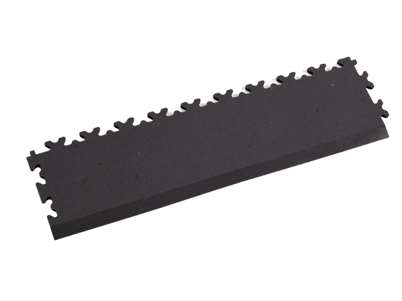 Rampe pour dalle PVC Clipsable Fortelock Industry Ultra Eco-recyclée - Gris - Finition Cuir - 7mm